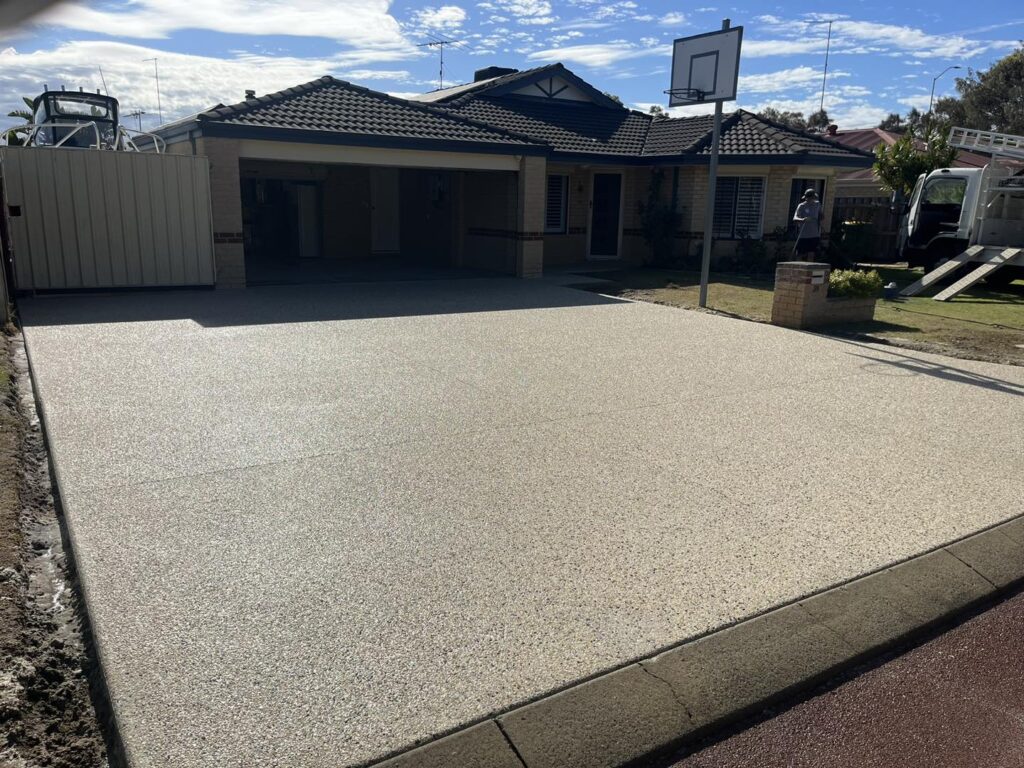 Exposed Aggregate Driveway, Perth